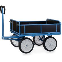 Handwagen mit Holzwänden 1200x800x1190 mm (HxBxT) 1000 kg