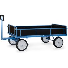 Handwagen mit Holzwänden 2000x1000x1190 mm (HxBxT) 1250 kg