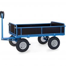 Handwagen mit Holzwänden 1600x900x1200 mm (lxbxh) 1000 kg