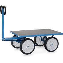Handwagen mit Plattform 1200x800 mm 1000 kg mit Rollen aus Massivgummi