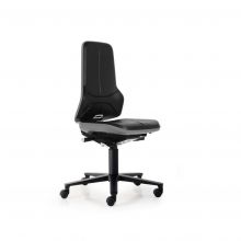 Bimos Arbeitsstuhl Neon mit Rollen Grau
