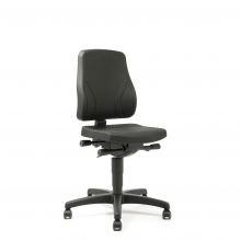 Bimos Arbeitsstuhl All-in-One mit Rollen Schwarz