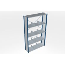 Grundregal gebrauchtes Nedcon Fachbodenregal 2000x1220x400 mm (HxBxT) 5 Ebenen