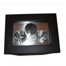 Bechereinsatz für modulare Abfalltrennungsstation 60 l, Aluminium