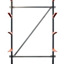 Diagonalverstrebung leichtes Kragarmregal BR25 hoh 1250 mm