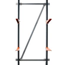 Diagonalstrebe für leichtes Kragarmregal BR25 hoh 750 mm