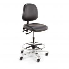 Score Bürostuhl Ergo Line 2302 mit Rollen und Fußring 60-85cm