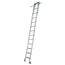 Stellingladder Krause verrijdbaar 1x12 sporten 2100mm
