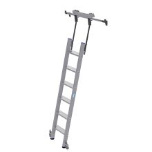 Stellingladder Krause verrijdbaar 1x6 sporten 700mm