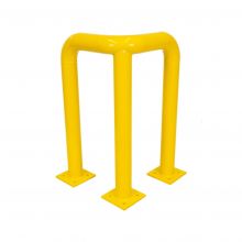 Eckschutz 490x490x750mm Ø76mm Gelb
