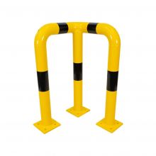 Eckschutz 490x490x750mm Ø76mm Gelb/Schwarz