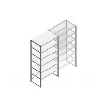 Beginsectie gebruikte Nedcon legbordstelling 2000x970x800 mm (hxbxd) 6 niveaus