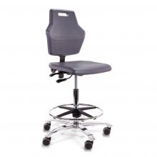Score Arbeitsstuhl Pro 4402 mit Rollen und Fußring 59-84cm