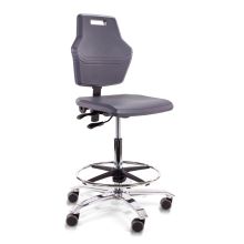 Score Arbeitsstuhl Pro 4402 mit Rollen und Fußring 59-84cm