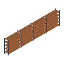 Vorteilsreihe Weitspannregal Kimer 1750x6250x600 mm (HxBxT) 5 Ebenen mit vormontierten Rahmen