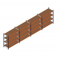 Vorteilsreihe Weitspannregal Kimer 1750x6250x800 mm (hxbxt) 4 Ebenen mit vormontierten Rahmen