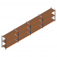 Vorteilsreihe Weitspannregal Kimer 1750x9250x800 mm (hxbxt) 3 Ebenen