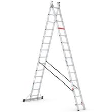 Reformleiter Wixor 2x14 Sprossen