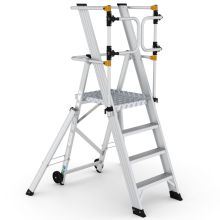 Magazintreppe Wixor klappbar extra sicher 4 Stufen