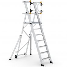 Lagerleiter Wixor klappbar extra sicher 7 Stufen