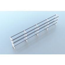 Vorteilsreihe gebrauchte Nedcon PR Palettenregal PR 3700x14900x1100 mm (hxbxt) 3 Ebenen