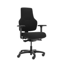 Score Bürostuhl At Work mit Rollen 45-60cm Lendenstütze - hohe Rückenlehne - Kunststoff 4D-Armlehnen