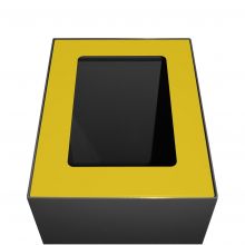 Deckel für modulare Abfalltrennungsstation 60l, Gelb