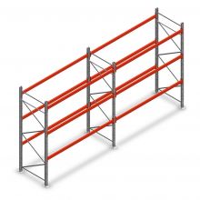 Kombiangebot Palettenregal AR T2 3000x5640x1100 mm (hxbxt) 3 Ebenen 2844kg/Ebene mit vormontierten Rahmen