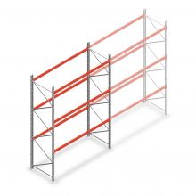Palettenregal AR T2 4000x2700x1100mm (hxbxt) 3 Ebenen 2844kg/ebene Anfangsregal