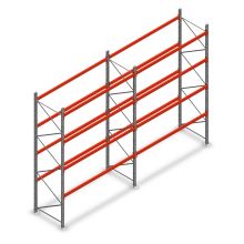 Kombiangebot Palettenregal AR T2 4000x5640x1100 mm (HxBxT) 4 Ebenen 2844kg/Eb.