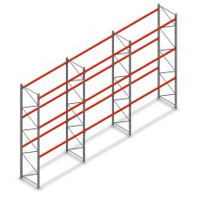 Vorteilsreihe Palettenregal AR T2 5000x8420x1100mm (HxBxT) 3 Ebenen 2844kg/Ebene