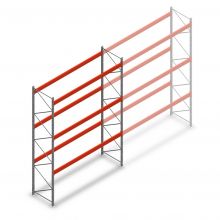 Palettenregal AR T2 5000x3600x1100mm (hxbxt) 3 Ebenen 3004kg/Eb. Anfangsregal