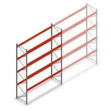Palettenregal AR T2 5000x3600x1100mm (hxbxt) 4 Ebenen 3004kg/Eb. Anfangsregal