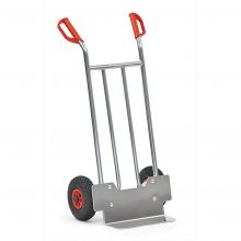 Aluminium-Sackkarre 150 kg 1150 mm mit Luftreifen, 150 mm Schaufel