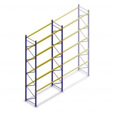 Gebrauchtes Esmena Palettenregal 7100x3600x1100mm (hxbxt) 5 Ebenen Anfangsregal