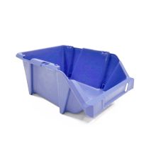 Begra stapelbarer und nestbarer Lagerbehälter S3 244x153x123 mm (lxbxh) blau