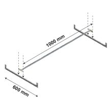 Konfektionsstange Ebene Medium Duty 1000x600 mm (bxt)