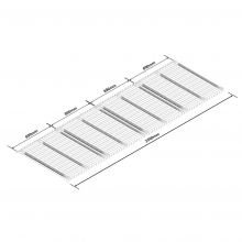 Drahtgitterböden für 3600 mm Palettenregal