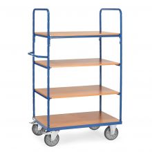 Etagenwagen, Transportwagen 1200x800x1800 mm (lxbxh) 600 kg mit 4 Etagen