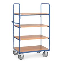 Etagenwagen, Transportwagen 1200x800x1800 mm (HxBxT) 600 kg mit 4 Ebenen