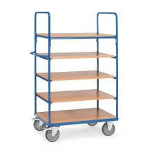 Etagenwagen, Transportwagen 1200x800x1800 mm (HxBxT) 600 kg mit 5 Etagen