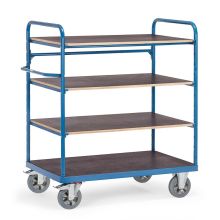 Etagenwagen, Schwerlastwagen 1000x700x1583 mm (HxBxT) 1200 kg mit 4 Etagen