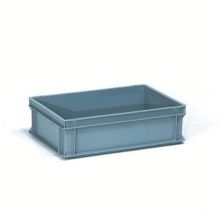 Fetra Eurobehälter, Euro-Norm Kiste 600x400x145 mm (lxbxh) grau