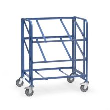 Lagerbehälterwagen 250 kg mit 3 Ebenen 820x610, offener Rahmen