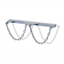 Gasflaschen-Wandhalter für 2 Gasflaschen mit einem Durchmesser von 140 mm