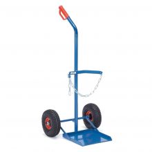 Gasflaschenwagen 100 kg für 1 Propangasflasche à 33 Liter mit Gummirädern