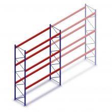 Gebrauchtes Esmena Palettenregal 4100x3300x1100mm (hxbxt) 3 Ebenen Anfangsregal