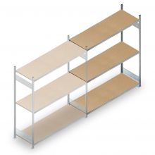 Weitspannregal HD 2000x2250x600 mm (hxbxt) 3 Ebenen Anbauregal