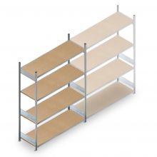 Weitspannregal HD 2500x2250x600 mm (hxbxt) 4 Ebenen Anfangsregal