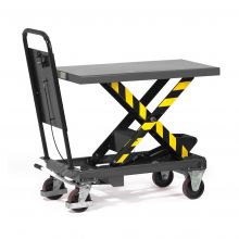 Hubtisch, Hubwagen 1000 kg 1010x520 mm (lxb) mit verschraubtem Schiebegriff